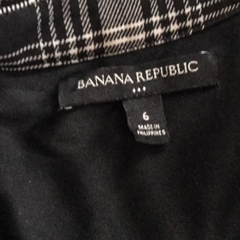 Banana Republic Plaid Dress Sz.6 - Picture 6 of 9